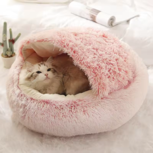 Catoo : Lit pour Animaux de Compagnie en Peluche Douce 2 en 1
