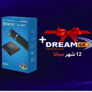 Senic Tv box SC-400 Android tv version 14 officiel stockage 16Gb et RAM 2Gb + abonnement 12 Mois offert