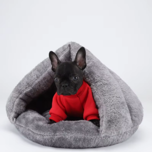 Lit en peluche lavable pour animaux de compagnie